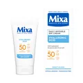 Крем Mixa Daily Invisible SPF щоденний з гіалуроновою кислотою для сухої та чутливої шкіри обличчя з SPF50, 50 мл