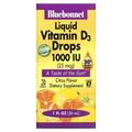 Витамин D3 1000IU Bluebonnet Nutrition вкус апельсина, 30 мл