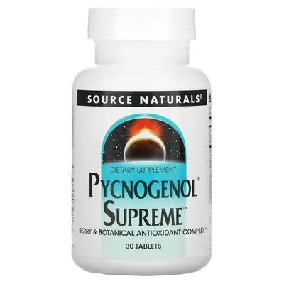 Пікногенол максимальний Source Naturals Pycnogenol Supreme, 30 таблеток