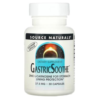 L-карнозин Source Naturals GastricSoothe 37,5 мг, 30 капсул