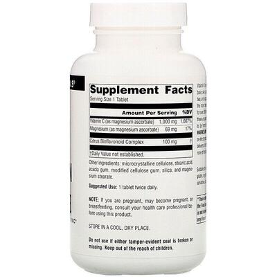 Магний аскорбат Source Naturals Magnesium Ascorbate 1000 мг, 120 таблеток