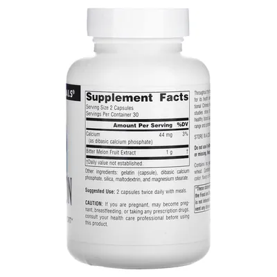 Екстракт гіркої дині Source Naturals Bitter Melon, 60 капсул