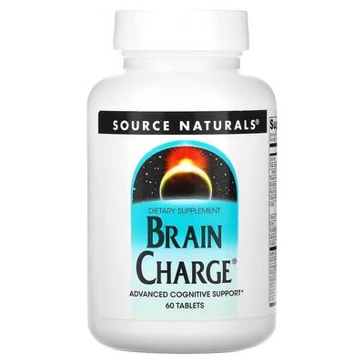 Заряд мозга Source Naturals Brain Charge, 60 таблеток