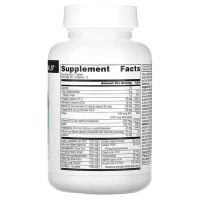 Заряд мозга Source Naturals Brain Charge, 60 таблеток