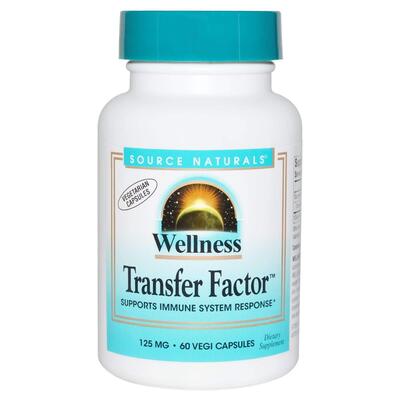 Молозиво Source Naturals Wellness Transfer Factor 125 мг, 60 капсул