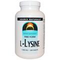 Лизин Source Naturals L-Lysine 1000 мг, 200 таблеток