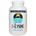 Лізин Source Naturals L-Lysine 1000 мг, 200 таблеток