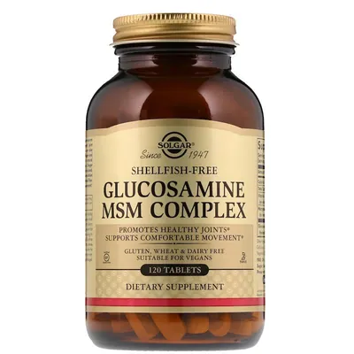 Глюкозамін МСМ комплекс Solgar Glucosamine MSM Complex таблетки №120