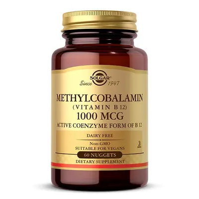 Метилкобаламін (Вітамін В12) Solgar Methylcobalamin (Vitamin B12) 1000 мкг сублінгвальний таблетки №60