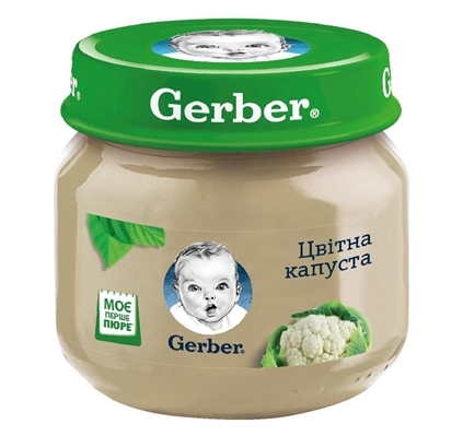 Пюре овощное Gerber Цветная капуста, 80 г