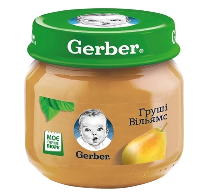 Пюре фруктовое Gerber Груши Вильямс, 80 г