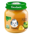 Пюре фруктовое Gerber Яблоко и груша, 130 г