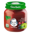 Пюре фруктове Gerber Яблуко з лісовими ягодами, 130 г