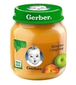 Пюре фруктове Gerber Яблуко і персик, 130 г
