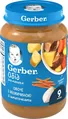 Пюре м'ясо-овочеве Gerber Обід для малюка, овочі з яловичиною, 190 г