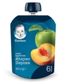 Пюре фруктовое Gerber Яблоко и персик, 90 г