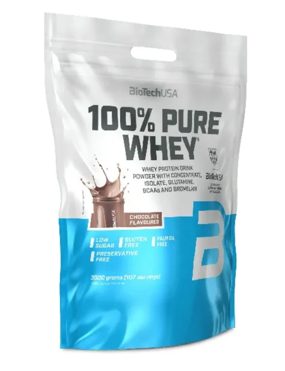 Протеїн сироватковий змішаний Biotech 100% Pure Whey шоколад, 3 кг
