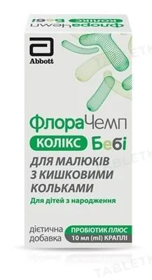 ФлораЧемп Колікс Бебі краплі оральні по 10 мл у флак.