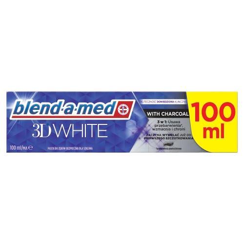 Зубная паста Blend-a-med 3D White с древесным углем, 100 мл