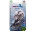 Пустышка силиконовая Baby-Nova 20015-1 ортодонтична с кольцом размер 1, 0-6 месяцев, 2 шт