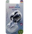 Пустышка силиконовая Baby-Nova 20015-2 ортодонтична с кольцом размер 1, 0-6 месяцев, 2 шт