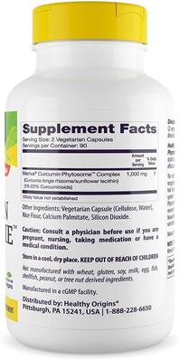 Куркумін Healthy Origins Curcumin Phytosome, 180 капсул
