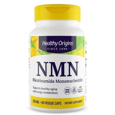 Никотинамид мононуклеотид НМН Healthy Origins Nicotinamide Mononucleotide NMN 300 мг, 60 вегетарианских капсул