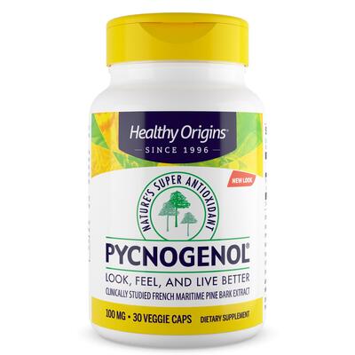 Пикногенол Healthy Origins Pycnogenol 100 мг, 30 капсул