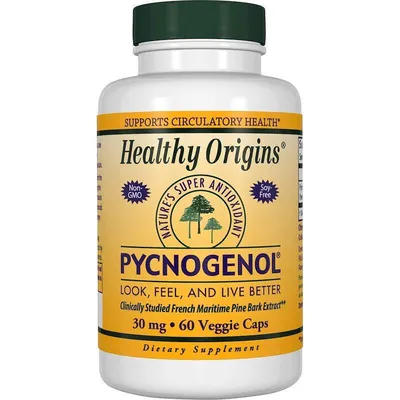 Пікногенол Healthy Origins Pycnogenol 30 мг, 60 капсул