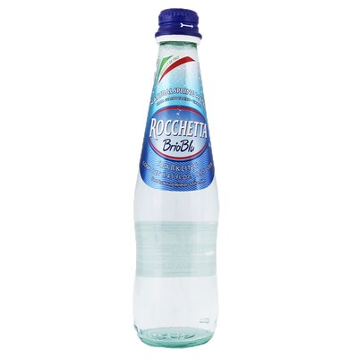 Вода минеральная Rocchetta Brio Blu газированная, стеклянная бутылка, 0,5 л