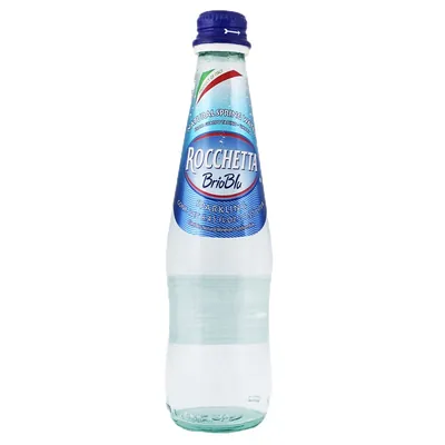 Вода мінеральна Rocchetta Brio Blu газована, скляна пляшка, 0,5 л