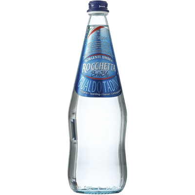 Вода минеральная Rocchetta Brio Blu слабогазированная, стеклянная бутылка, 0,75 л