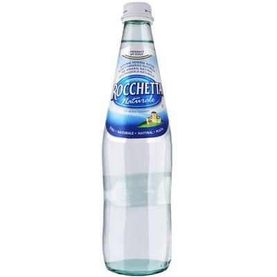 Вода минеральная Rocchetta Naturale негазированная, стеклянная бутылка, 0,5 л