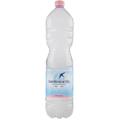 Вода мінеральна San Benedetto Naturale негазована, 1,5 л