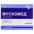Мускомед раствор д/ин. 4 мг/2 мл по 2 мл №6 в амп.