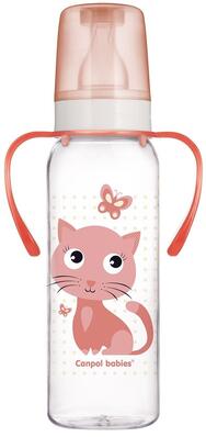 Бутылочка Canpol Babies 11/845 Цветная ферма с рисунком и ручкой BPA Free, 250 мл