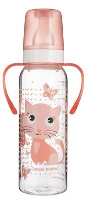 Бутылочка Canpol Babies 11/845 Цветная ферма с рисунком и ручкой BPA Free, 250 мл