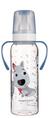 Бутылочка Canpol Babies 11/845 Цветная ферма с рисунком и ручкой BPA Free, 250 мл