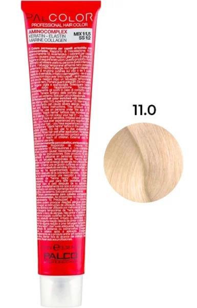 Крем-фарба для волосся Palco Professional Color № 11.0 суперосвітлюючий блонд натуральний, 100 мл