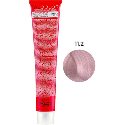 Крем-фарба для волосся Palco Professional Color № 11.2 суперосвітлювальний фіолетовий блонд, 100 мл