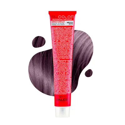 Крем-фарба для волосся Palco Professional Color № 4.85 світло-середній гарячий irise-шоколадний фондан, 100 мл