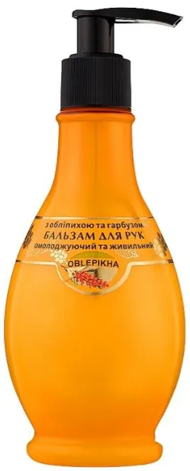 Бальзам для рук Oblepikha з обліпихою і гарбузом омолоджуючий і живильний, 275 мл