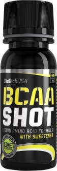 Аминокислота Biotech BCAA 3000 Zero carb Shot Лайм, 60 мл
