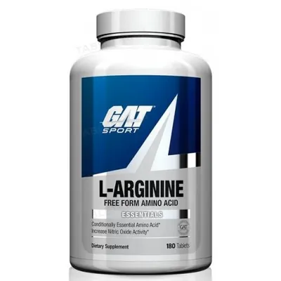 Амінокислота GAT L-Arginine, 180 таблеток