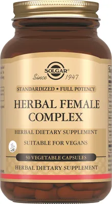 Трав'яний комплекс для жінок Solgar Herbal Female Complex вег. капсули №50