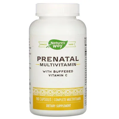 Мультивітаміни для вагітних Nature's Way Prenatal Multi Vitamin & Mineral, 180 капсул