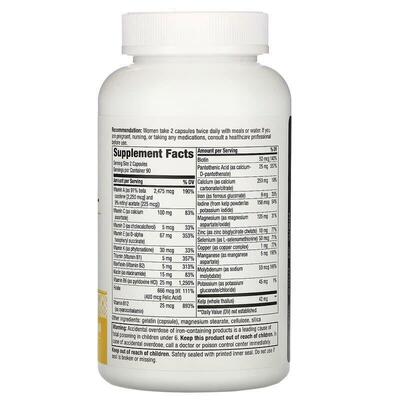 Мультивитамины для беременных Nature's Way Prenatal Multi Vitamin & Mineral, 180 капсул