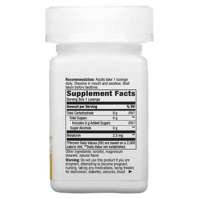 Мелатонин Nature's Way Melatonin 2,5 мг, 100 веганских леденцов