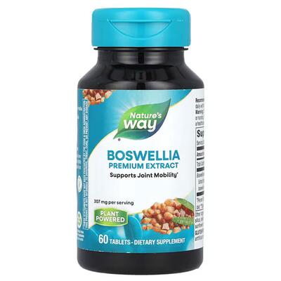 Босвелія Nature's Way Boswellia преміум екстракт 307 мг, 60 веганських таблеток