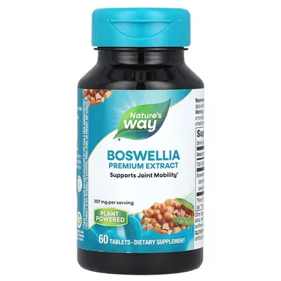 Босвелія Nature's Way Boswellia преміум екстракт 307 мг, 60 веганських таблеток